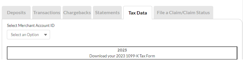 MeevoPay Tax Data tab