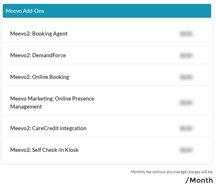 My Meevo Plan Overview & Account Management